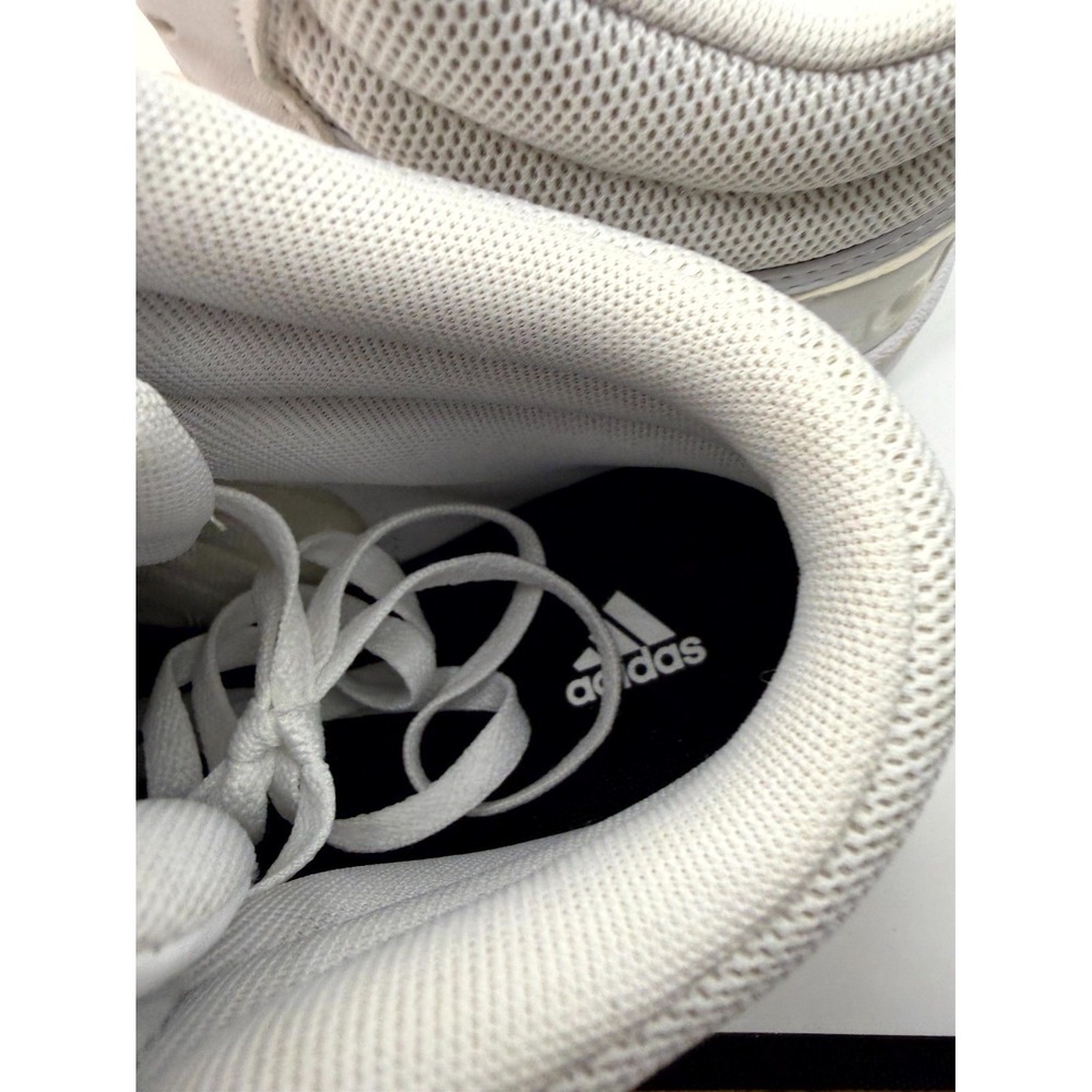Adidas Hoops 3.0 Mid HP7940 Womens 8.5 Sneaker Cloud White Metal Gray Shoes - Picture 7 of 9